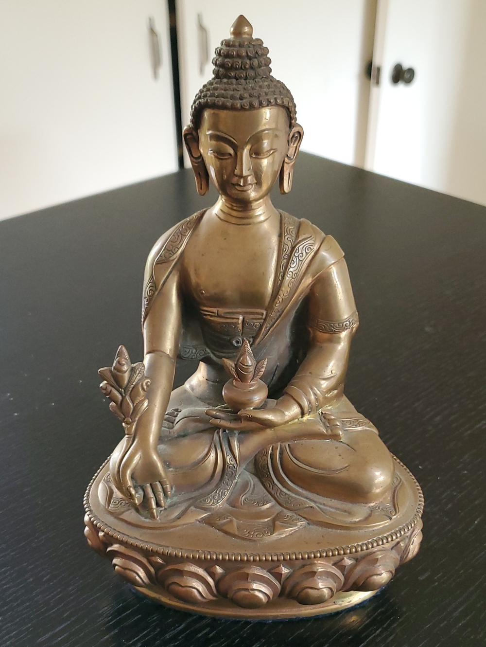 Antique Tibetan Brass Budha Statue